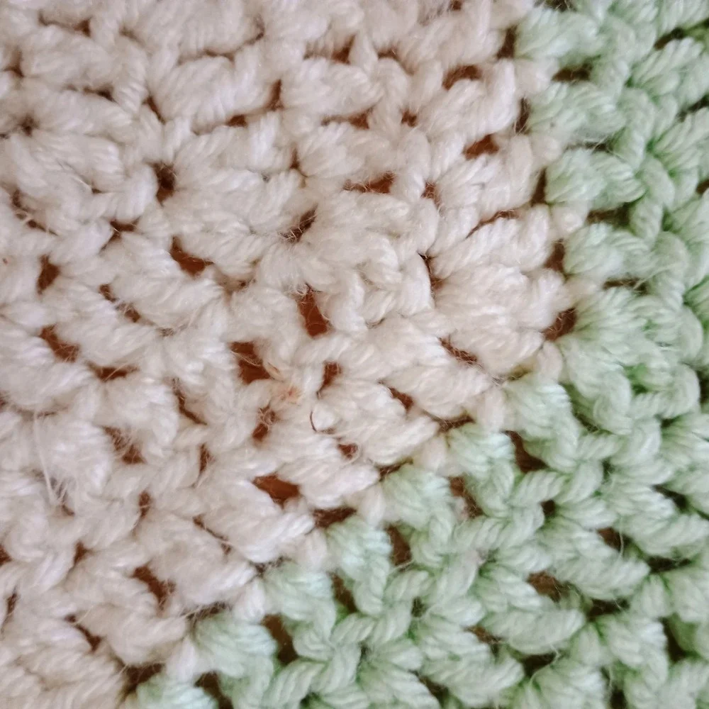 Handmade Granny Afghan Chevron‎ Throw Blanket 61.5 x 47.5 Multicolor